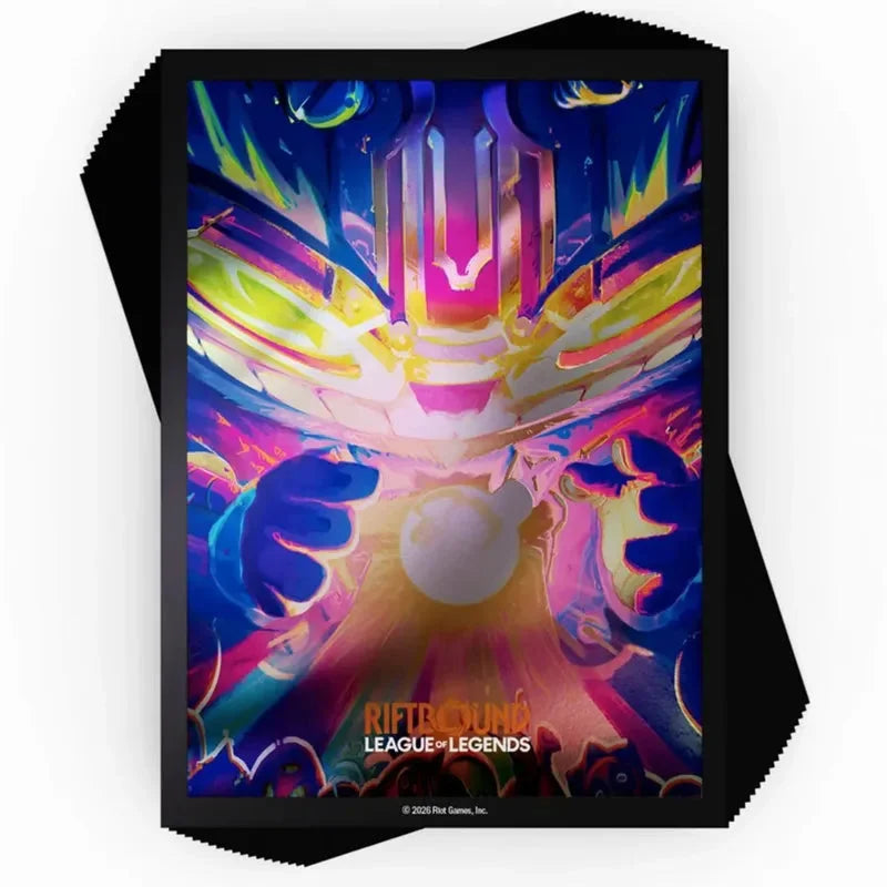Tcg Riftbound: League of Legends Radiance Art Sleeves Ziggs 100ct